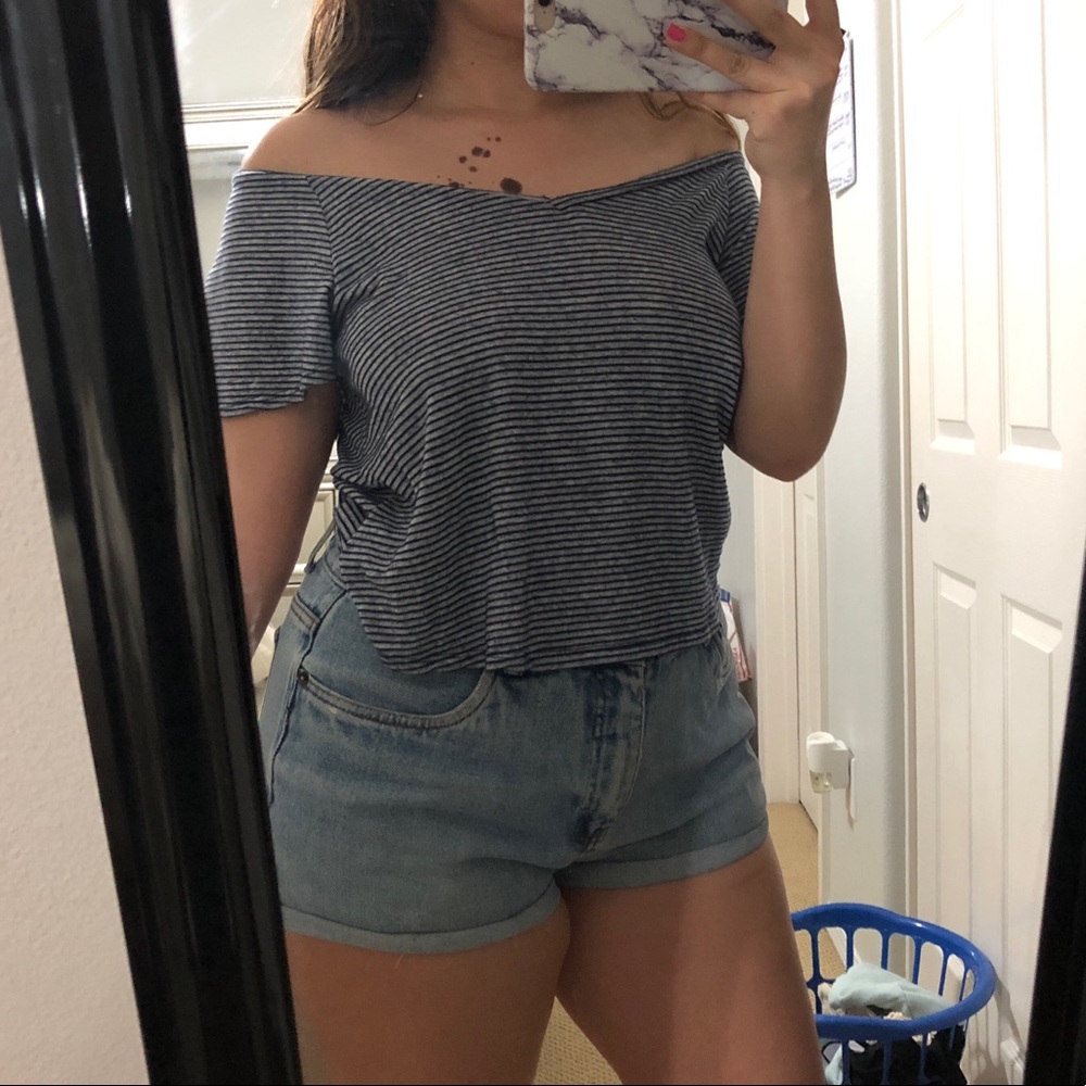 Striped loose t shirt